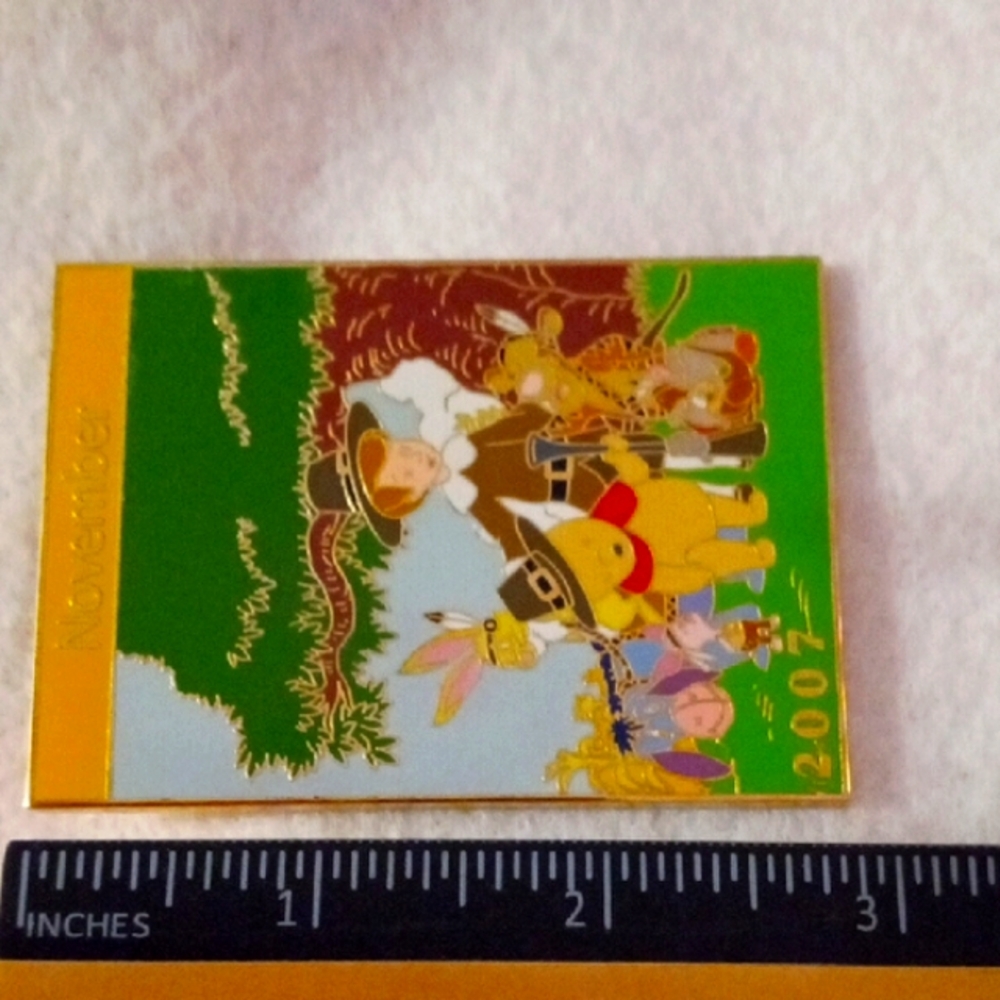 Disney November Pin - Green, Yellow, and Brown. LE 500 - Picture 7 of 7